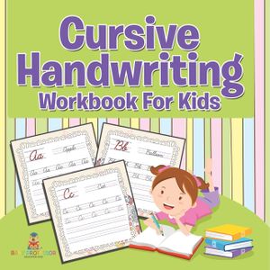 Cursive Handwriting Workbook For Kids: Baby Professor Edition image number 0