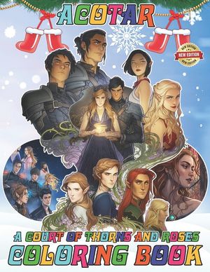 ACOTAR Coloring Book for Fan Men Teen Women Kid: 50+ Great Coloring Pages For Kids, Teens, Adults. Beautiful And Exclusive Illustrations Of Your Favor image number 0
