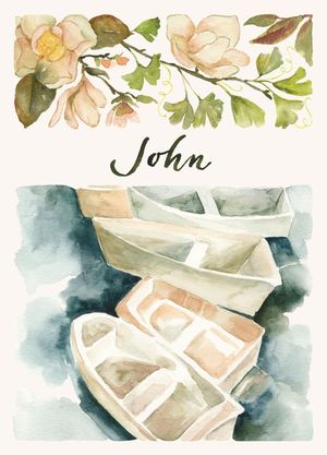 ESV Scripture Journal: John (Artwork by Ruth Chou Simons) (Paperback) image number 0