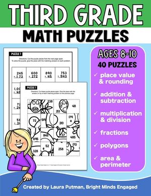3rd Grade Math Puzzles image number 0