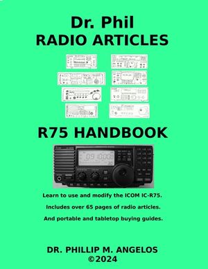 ICOM IC-R75 Handbook and Radio Articles image number 0