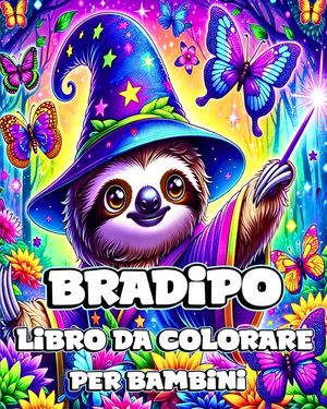Libro da Colorare di Bradipo per Bambini: Bradipi Carini e Adorabili da Colorare per Bambini image number 0