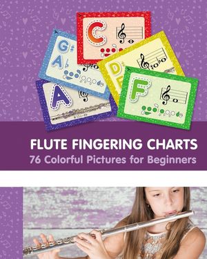 Flute Fingering Charts. 76 Colorful Pictures for Beginners image number 0