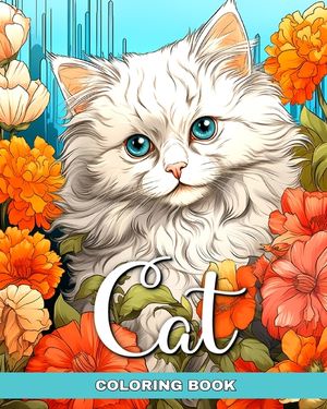 Cat Coloring Book: Cats Coloring Pages for Adults and Teens image number 0