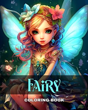 Fairy Coloring Book: Fantasy Fairy Coloring Pages for Adults and Teens image number 0