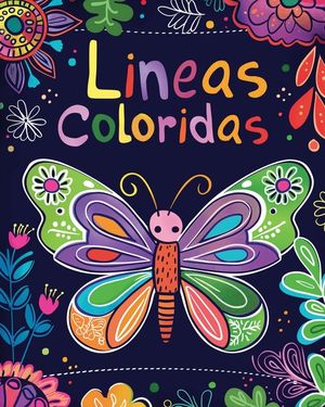 Lineas Coloridas: Aprendiendo L&iacute;neas y Colores - Actividad de colorear mariposas para ni&ntilde;os image number 0