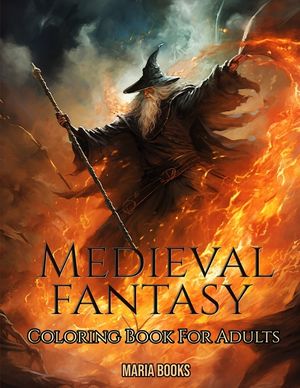 Medieval Fantasy: Coloring Book For Adults image number 0