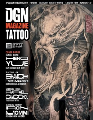 DGN Tattoo Magazine 20 Years #170 + 20 Finalists Contest International, book of tattoos: more than 200 tattoo for real, professional and amateur ... t image number 0