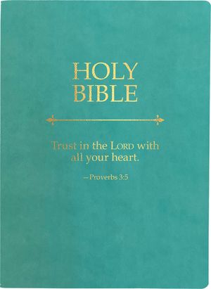 Kjver Holy Bible, Trust in the Lord Life Verse Edition, Large Print, Coastal Blue Ultrasoft: (King James Version Easy Read, Red Letter, Proverbs 3:5) image number 0
