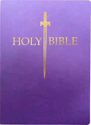 KJV Sword Bible, Large Print, Royal Purple Ultrasoft: (Red Letter, 1611 Version) image number 0