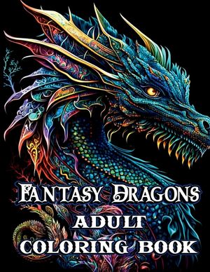 Fantasy Dragons Adult Coloring Book image number 0