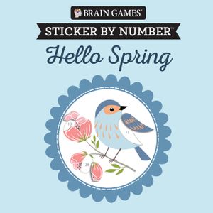 Brain Games - Sticker by Number: Hello Spring (10 Images to Sticker) image number 0