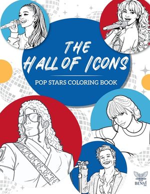 The Hall of Icons: Pop Stars Coloring Book image number 0