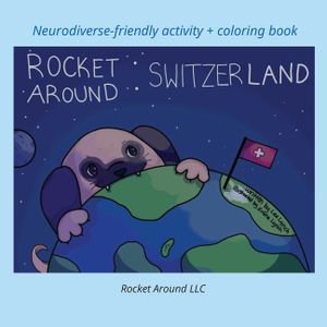 Rocket Around Switzerland - Neurodiverse-friendly activity + coloring book image number 0