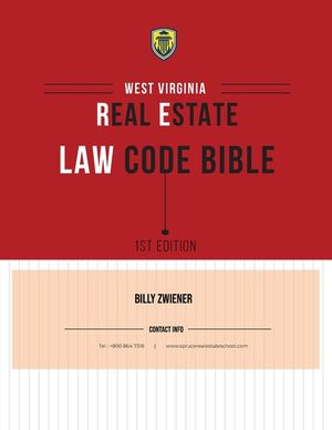 West Virginia Real Estate Law Code Bible image number 0