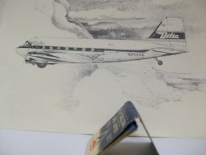 Delta Airlines 50th Anniversary - Fred Takasumi Etchings image number 0