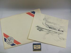 Delta Airlines 50th Anniversary - Fred Takasumi Etchings image number 2