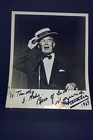 Maurice Chevalier - Signed Picture image number 1
