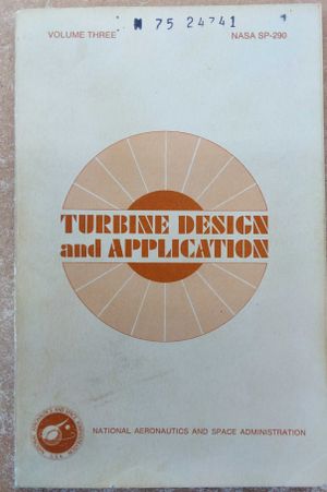 Turbine Design and Application, NASA SP-290 (Volume Three) image number 0