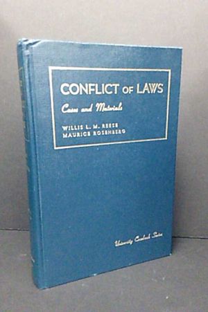 Cases and Materials on Conflict of Laws image number 0
