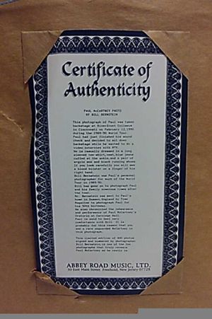 Paul McCartney Photo by Bill Bernstein image number 0