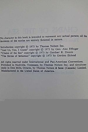 Chains of the Sea: Three Original Novellas of Science Fiction image number 2