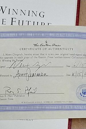 Winning the Future (Easton Press Signed Edition) image number 2