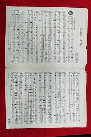 Billy Boy Buffalo Bill Cowboys and Indians Sheet Music image number 1