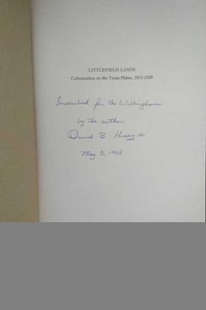 Littlefield Lands: Colonization on the Texas Plains, 1912-1920 image number 2