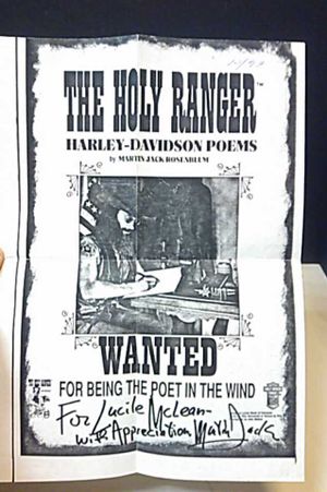 The Holy Ranger: Harley-Davidson Poems image number 1