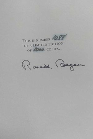 An American Life - Signed Limited Edition - 1088/2000 image number 1