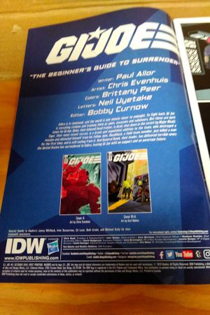 G.I. Joe #2 Signed by Paul Allor image number 1