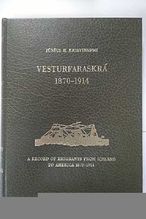 Vesturefaraskra 1870-1914 image number 0