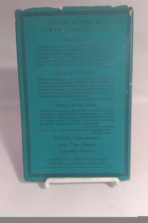 MIND AND MATTER The Tarner Lectures Delivered at Trinity College by Erwin Schrodinger (1958 Hardcover 104 pages Cambridge University Press) image number 2