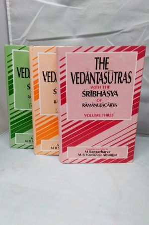 The Vedantasutras - 3 Vols. ; With the Sribhasya of Ramanujacarya image number 0