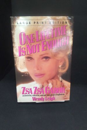 One Lifetime Is Not Enough, (Large Print) image number 0