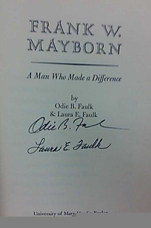 Frank W. Mayborn:A Man Who Made a Difference image number 1