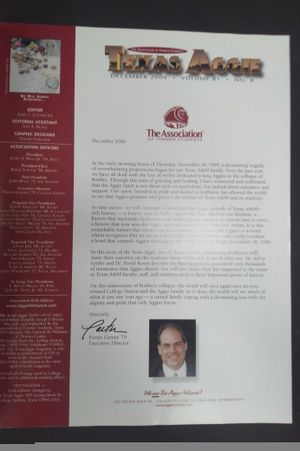 Texas Aggie Magazine "Bonfire" Edition image number 2
