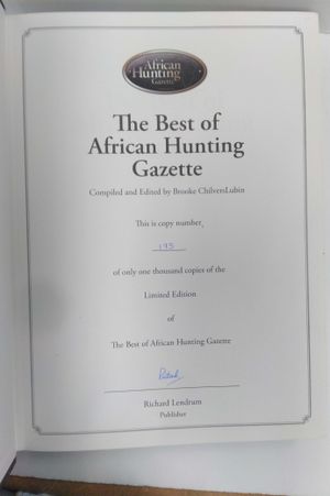 The Best of African Hunting Gazette Vol. 1 image number 0