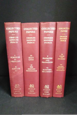 Collected Papers of Charles Sanders Peirce image number 0