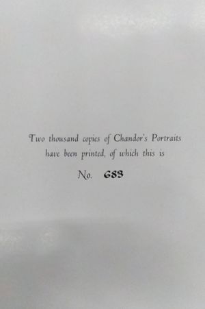 Chandor's Portraits image number 0