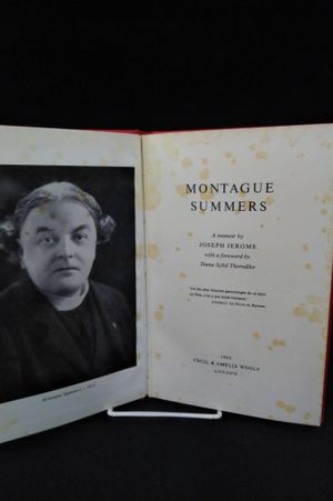 Montague Summers, A Memoir image number 1