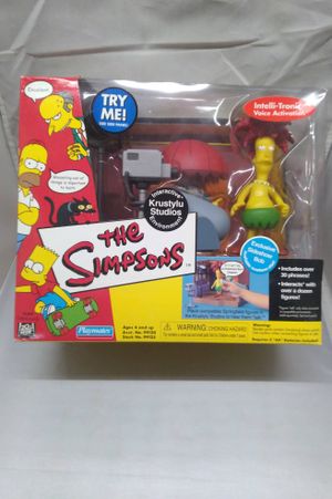 Simpsons Interactive Environment Krustylu Studios w Sideshow Bob (Never Opened) image number 0
