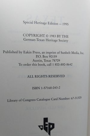 Texas with Particular Reference to German Immigration and the Physical Appearance of the Country image number 2