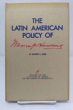The Latin American Policy of Warren G. Harding image number 0