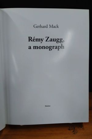 Remy Zaugg, a Monograph image number 1