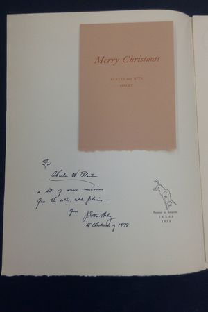 John Bouldin's First Christmas on the Plains image number 1