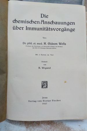 Chemischen Anschauungen &uuml;ber Ummunitatsvorgange image number 1