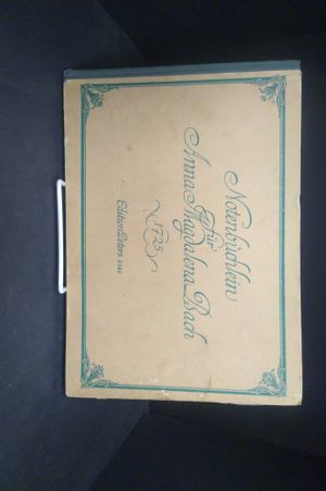 Notenb&uuml;chlein f&uuml;r Anna Magdalena Bach image number 0