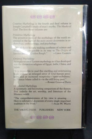 The Masks of God: Creative Mythology First edition by Campbell, Joseph published by Viking Adult Hardcover image number 1